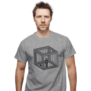 Shirts T-Shirts, Unisex / Small / Sports Grey Escher's Jail