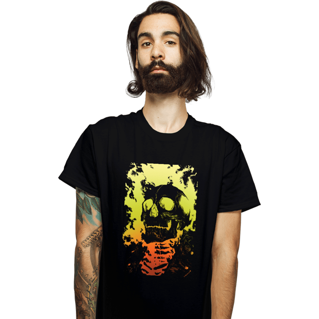 Shirts T-Shirts, Unisex / Small / Black Riding Ghost