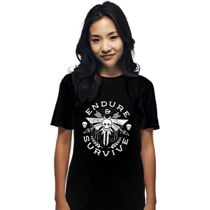 Shirts T-Shirts, Unisex / Small / Black Survive Emblem