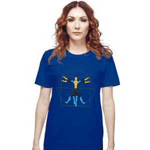 Daily_Deal_Shirts T-Shirts, Unisex / Small / Royal Blue Vitruvian Invincible