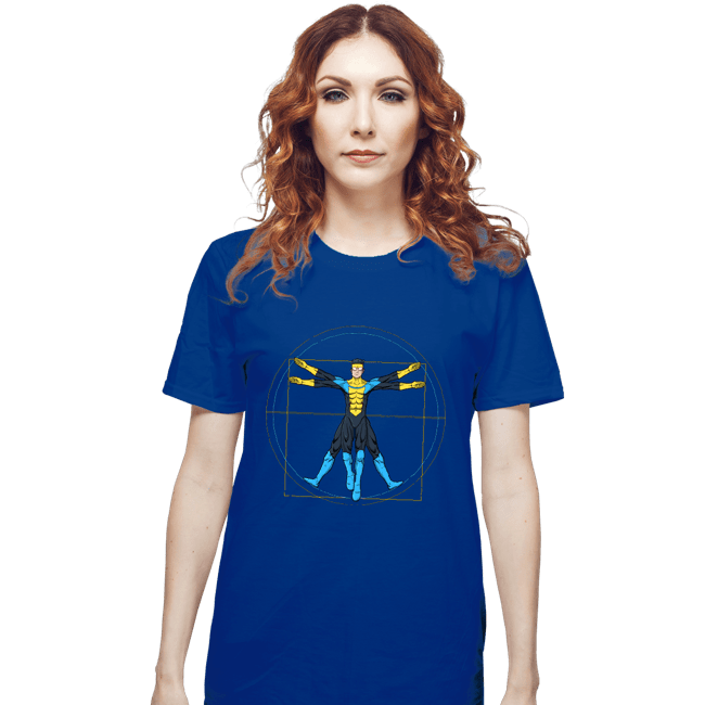 Daily_Deal_Shirts T-Shirts, Unisex / Small / Royal Blue Vitruvian Invincible