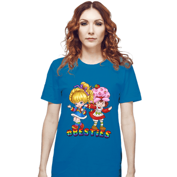 Shirts T-Shirts, Unisex / Small / Sapphire Besties