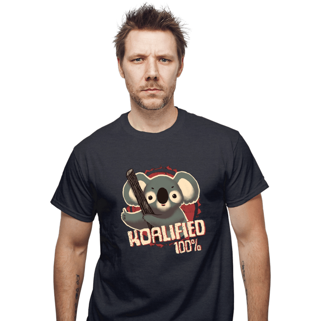 Shirts T-Shirts, Unisex / Small / Dark Heather 100% Koalified
