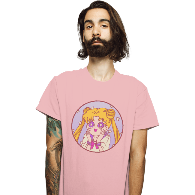 Secret_Shirts T-Shirts, Unisex / Small / Pink Pastel Moon