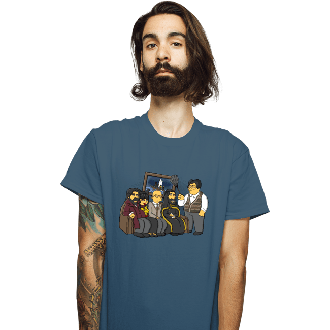 Shirts T-Shirts, Unisex / Small / Indigo Blue Family Photo, But Not You Guillermo