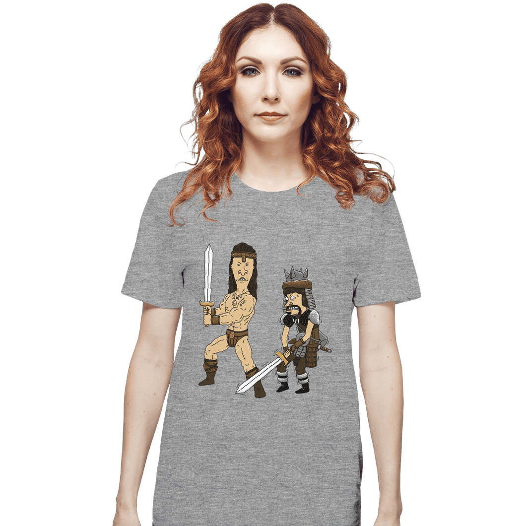 Shirts T-Shirts, Unisex / Small / Sports Grey The Barbarian And The Thief