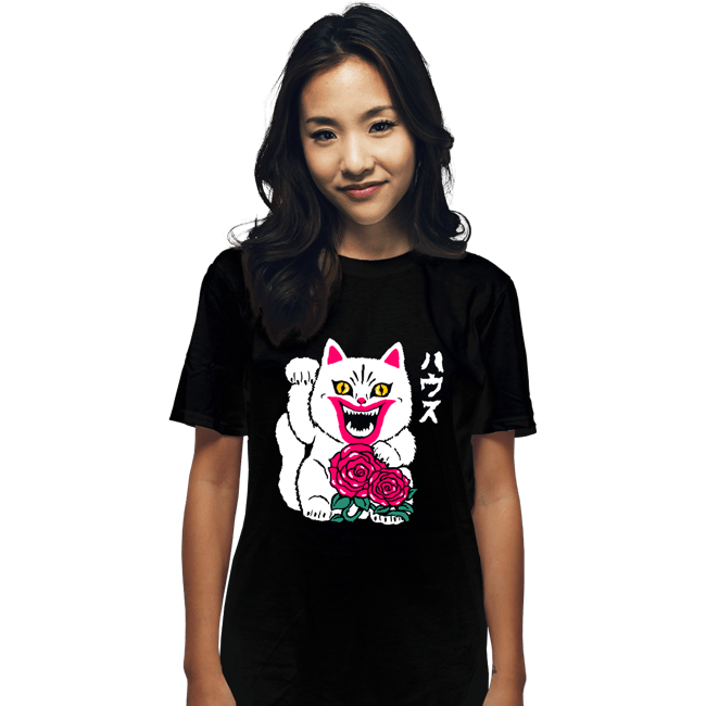 Daily_Deal_Shirts T-Shirts, Unisex / Small / Black Lucky Hausu