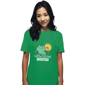 Shirts T-Shirts, Unisex / Small / Irish Green Bulb Saur