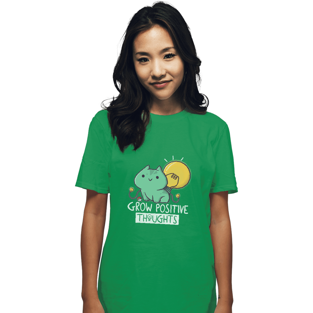 Shirts T-Shirts, Unisex / Small / Irish Green Bulb Saur
