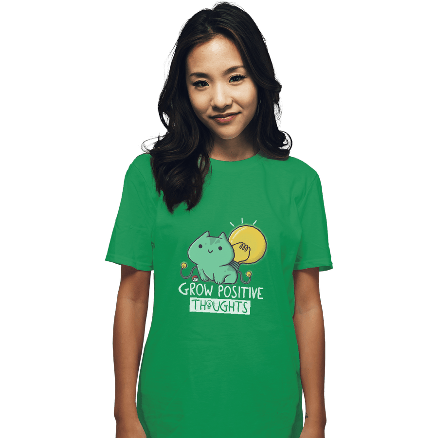 Shirts T-Shirts, Unisex / Small / Irish Green Bulb Saur