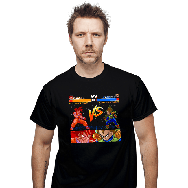 Shirts T-Shirts, Unisex / Small / Black Goku VS Vegeta Alternate Version