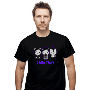 Shirts T-Shirts, Unisex / Small / Black Hello There