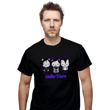 Shirts T-Shirts, Unisex / Small / Black Hello There