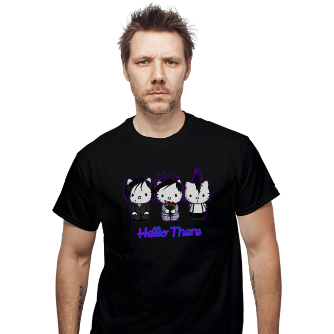 Shirts T-Shirts, Unisex / Small / Black Hello There