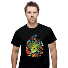 Load image into Gallery viewer, Shirts T-Shirts, Unisex / Small / Black Rainbow Dragon
