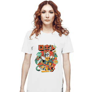 Daily_Deal_Shirts T-Shirts, Unisex / Small / White Neko Roboto