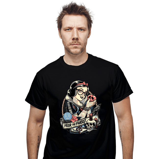Daily_Deal_Shirts T-Shirts, Unisex / Small / Black Rocker Snow White