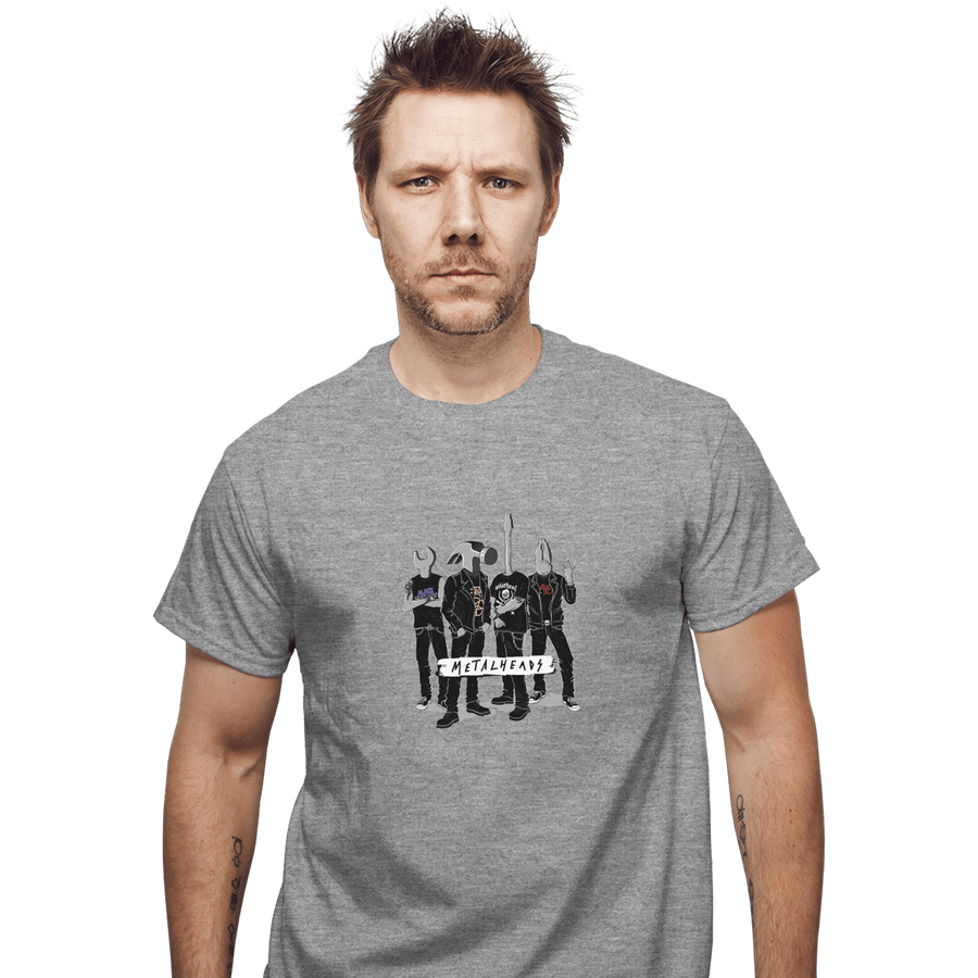 Shirts T-Shirts, Unisex / Small / Sports Grey Metalheads