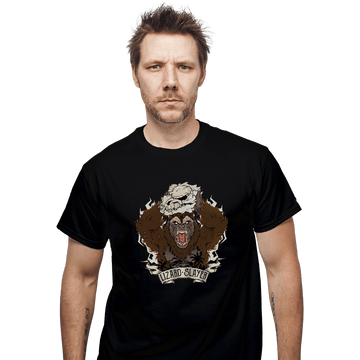 Secret_Shirts T-Shirts, Unisex / Small / Black Lizard Slayer