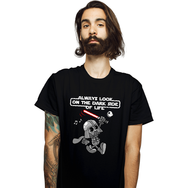 Daily_Deal_Shirts T-Shirts, Unisex / Small / Black The Dark Side Of Life