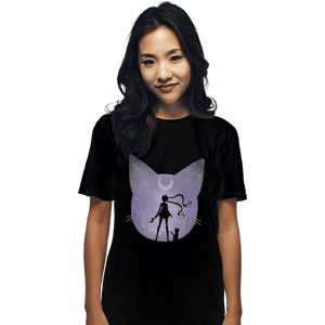 Shirts T-Shirts, Unisex / Small / Black Pretty Guardian