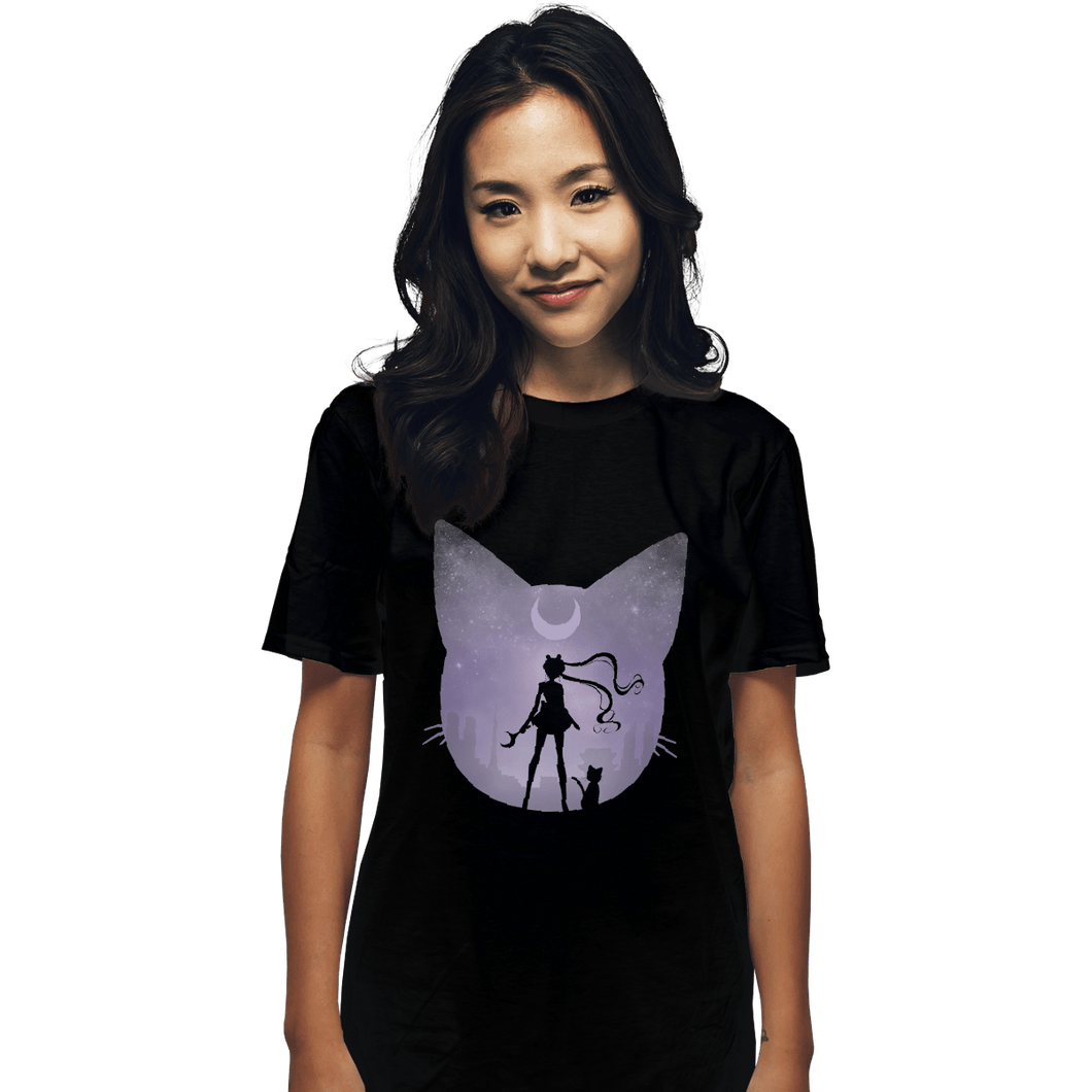 Shirts T-Shirts, Unisex / Small / Black Pretty Guardian