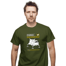Load image into Gallery viewer, Shirts T-Shirts, Unisex / Small / Military Green Starbug Repair Manual
