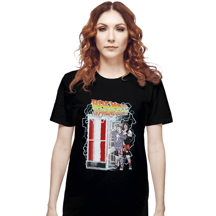 Shirts T-Shirts, Unisex / Small / Black Back to the Phone Booth