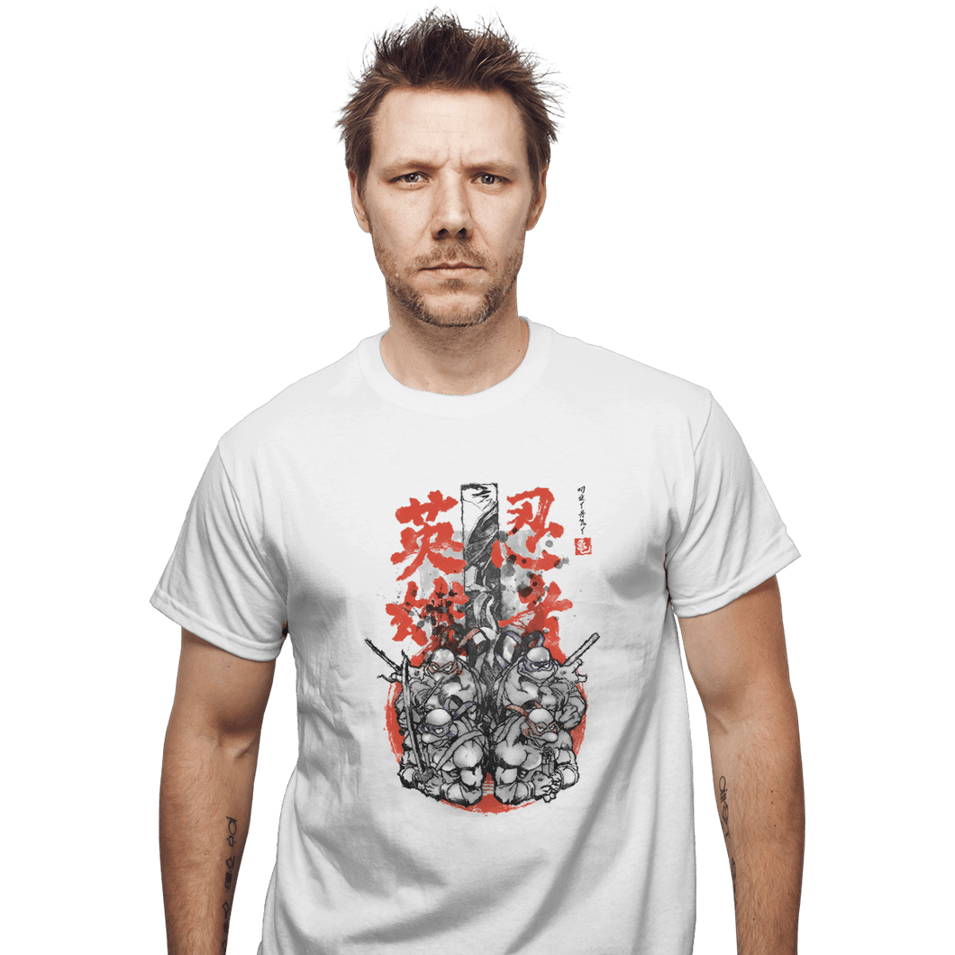 Shirts T-Shirts, Unisex / Small / White Half-Shell Ninjas