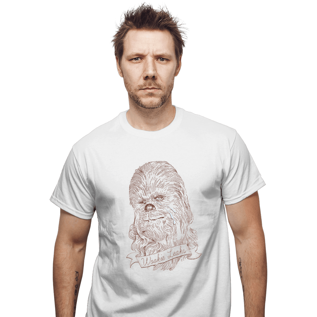 Shirts T-Shirts, Unisex / Small / White Wookie Leaks
