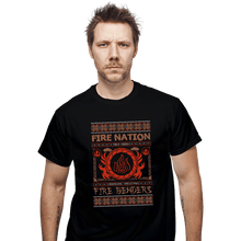 Load image into Gallery viewer, Shirts T-Shirts, Unisex / Small / Black Fire Nation Ugly Sweater

