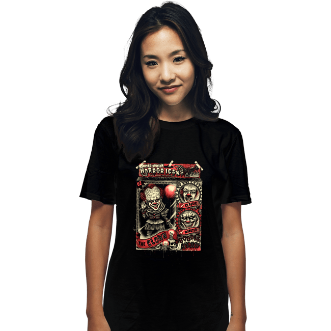 Shirts T-Shirts, Unisex / Small / Black The Clown Bobblehead