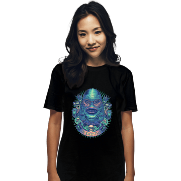 Shirts T-Shirts, Unisex / Small / Black Neon Creature