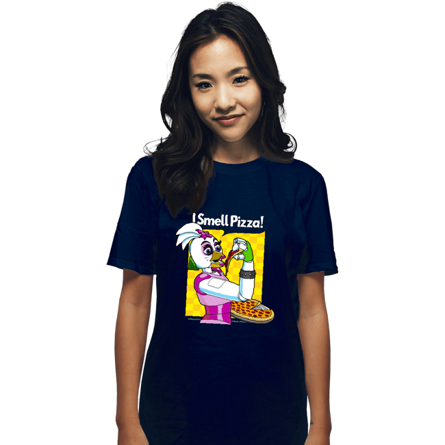 Secret_Shirts T-Shirts, Unisex / Small / Navy I Smell Pizza