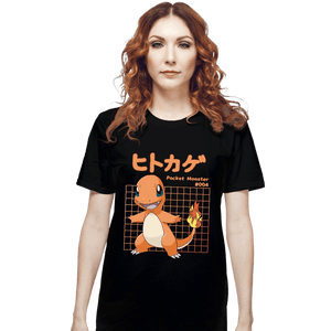 Sold_Out_Shirts T-Shirts, Unisex / Small / Black Charmander X-Ray