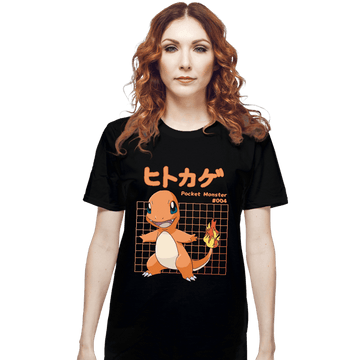 Sold_Out_Shirts T-Shirts, Unisex / Small / Black Charmander X-Ray