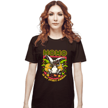 Load image into Gallery viewer, Daily_Deal_Shirts T-Shirts, Unisex / Small / Dark Chocolate Momo Is My Spirit Animal
