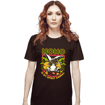Daily_Deal_Shirts T-Shirts, Unisex / Small / Dark Chocolate Momo Is My Spirit Animal
