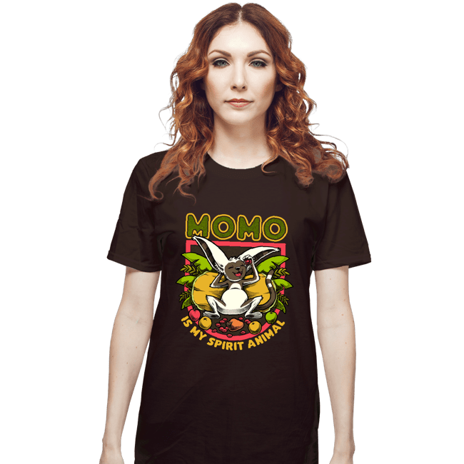 Daily_Deal_Shirts T-Shirts, Unisex / Small / Dark Chocolate Momo Is My Spirit Animal