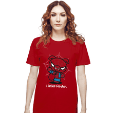Load image into Gallery viewer, Shirts T-Shirts, Unisex / Small / Red Hello Porker

