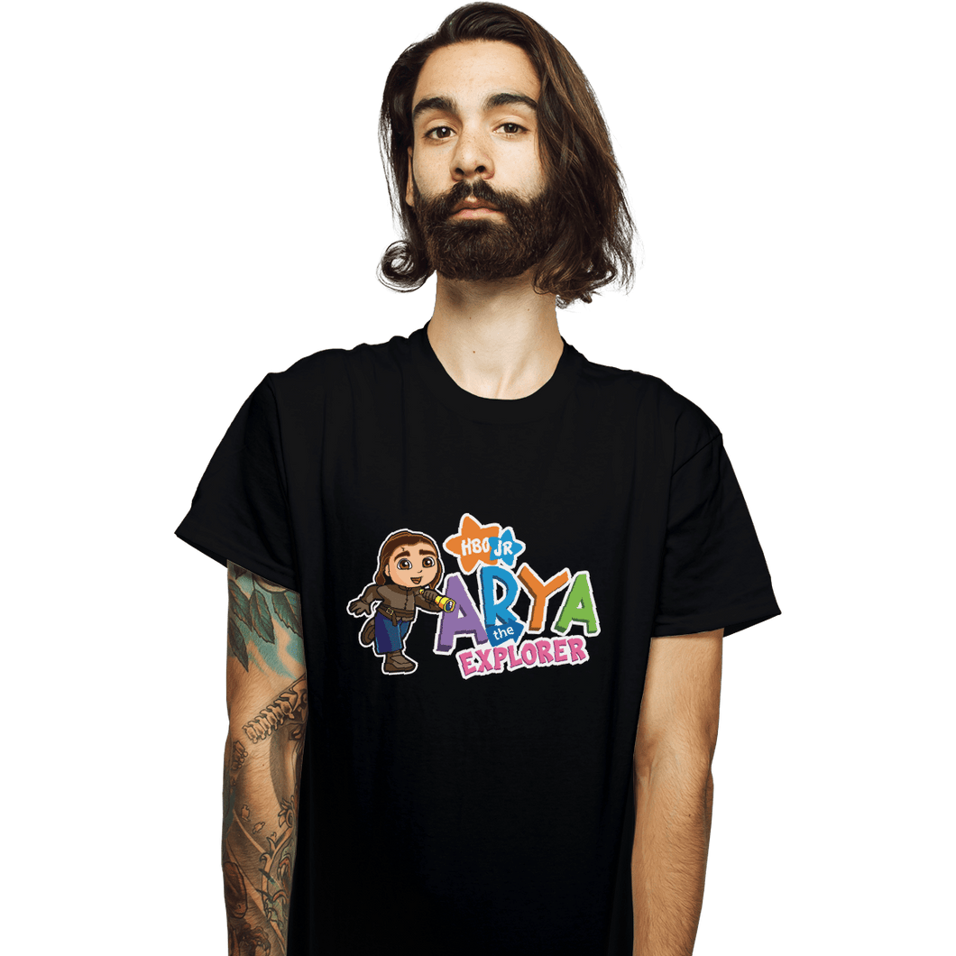 Shirts T-Shirts, Unisex / Small / Black Arya The Explorer