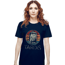 Load image into Gallery viewer, Shirts T-Shirts, Unisex / Small / Navy Vintage Tardis
