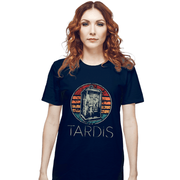 Shirts T-Shirts, Unisex / Small / Navy Vintage Tardis