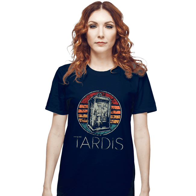 Shirts T-Shirts, Unisex / Small / Navy Vintage Tardis