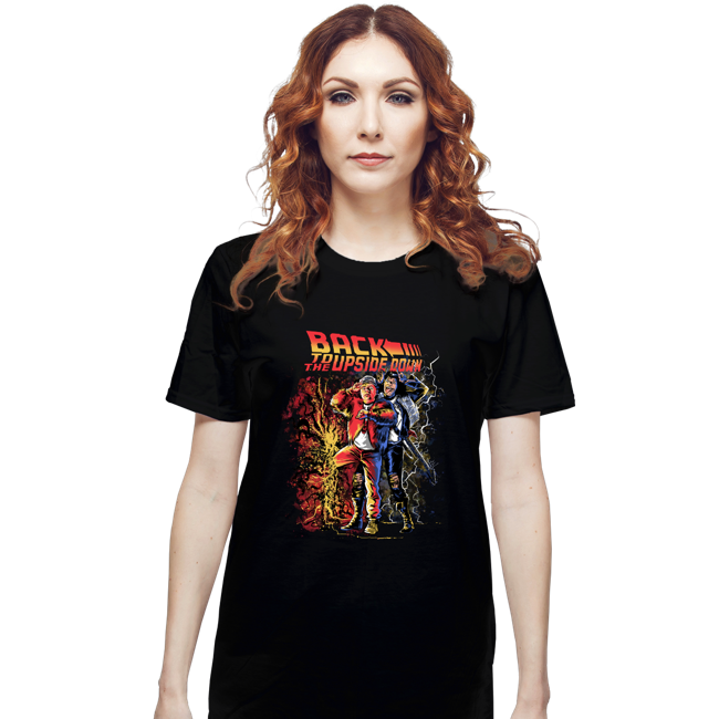Secret_Shirts T-Shirts, Unisex / Small / Black Back To The Upside Down