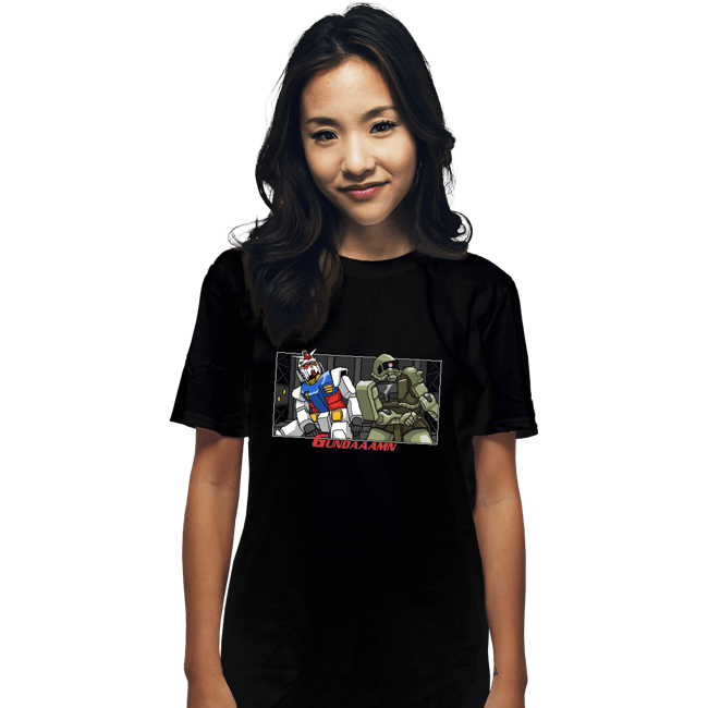 Shirts T-Shirts, Unisex / Small / Black Gundamn
