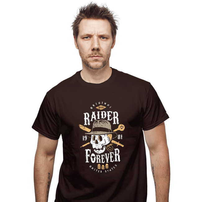 Shirts T-Shirts, Unisex / Small / Dark Chocolate Raider Forever