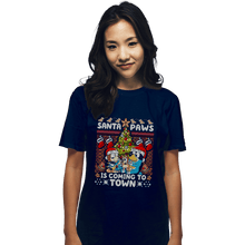 Load image into Gallery viewer, Daily_Deal_Shirts T-Shirts, Unisex / Small / Navy Santa Paws Bluey Sweater
