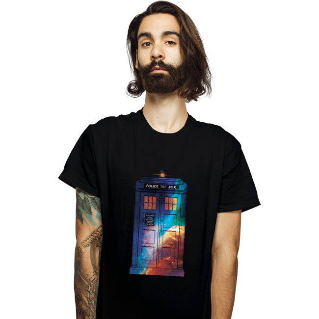 Secret_Shirts T-Shirts, Unisex / Small / Black T A R D I S