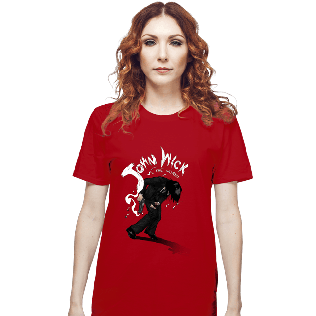 Secret_Shirts T-Shirts, Unisex / Small / Red Wick VS The World